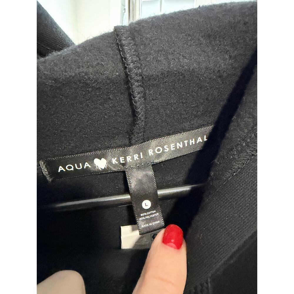 Aqua x Kerri Rosenthal Heart Hoodie Sweatshirt - Picture 5 of 6